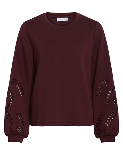 Vila - VISandy Detail Sweatshirt - Port Royale